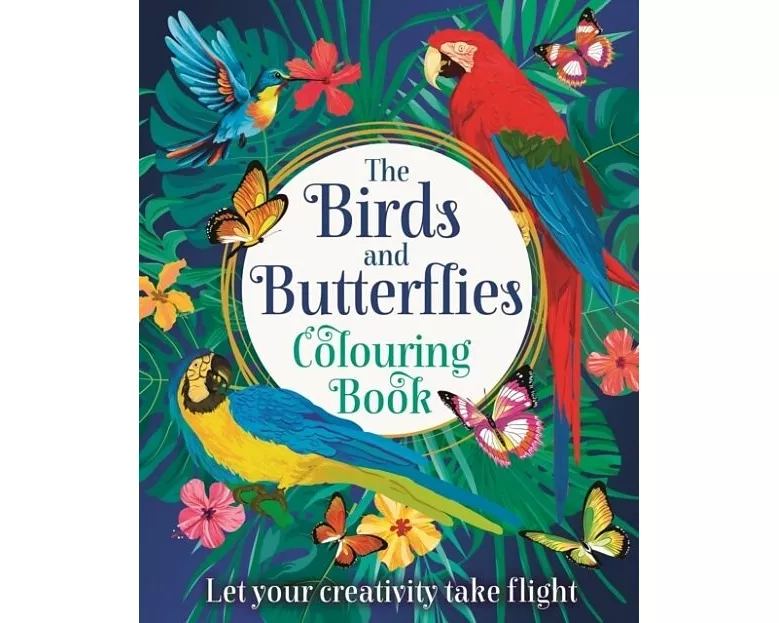 The Birds and Butterflies Colouring Book
