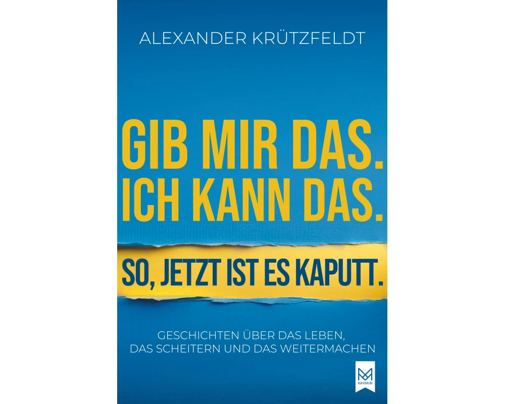 Gib mir das. Ich kann das. So, jetzt ist es kaputt