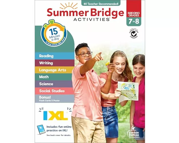 Summer Bridge Activities, Grades 7 - 8