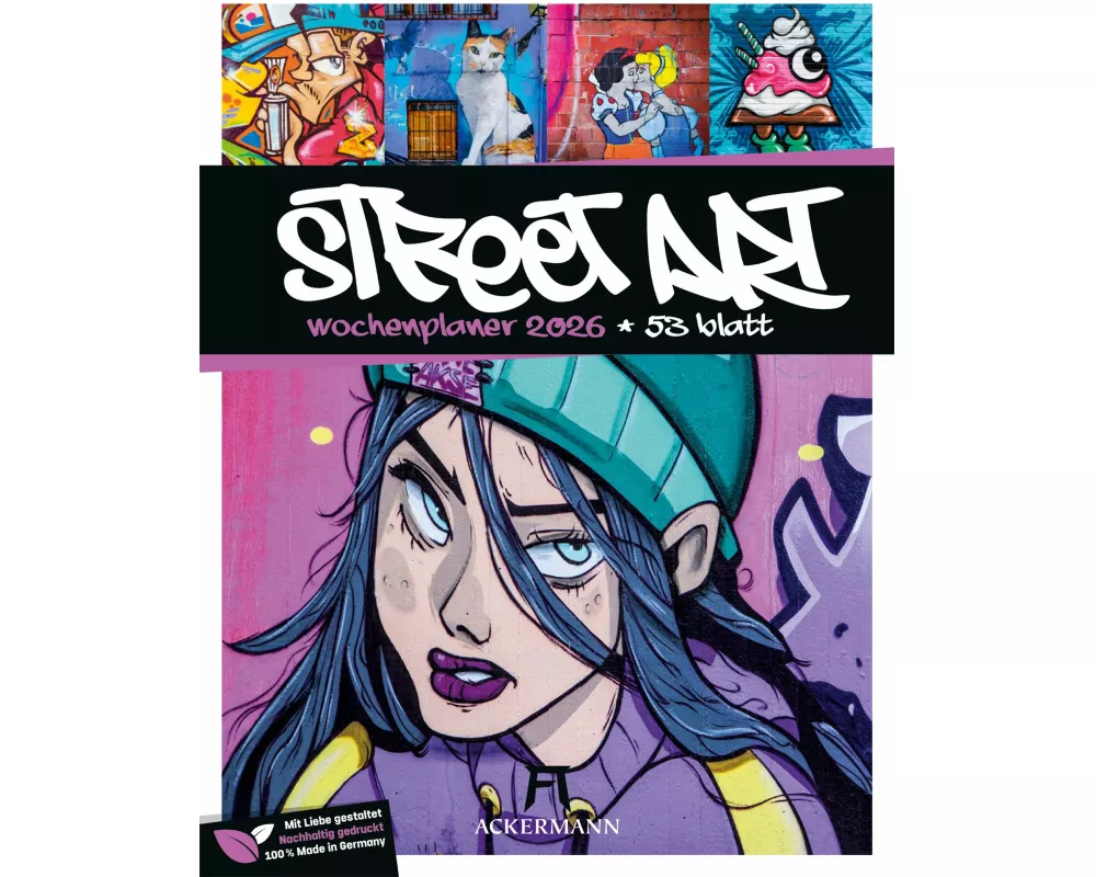 Street Art Wochenplaner Kalender 2026