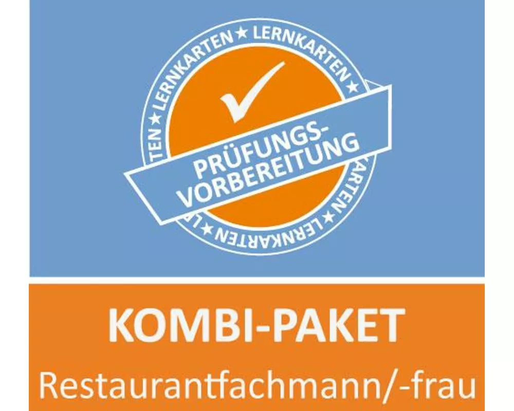 Kombi-Paket Restaurantfachmann Lernkarten