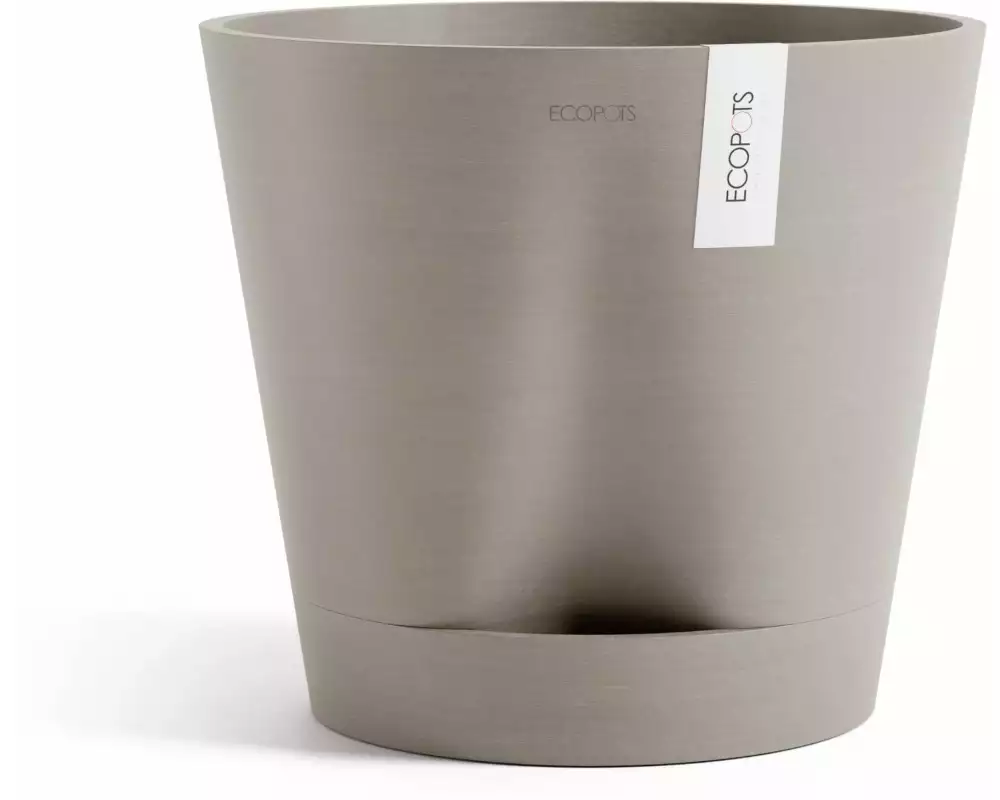 Ecopots Blumentopf Venice 2 Ø 40 cm Taupe