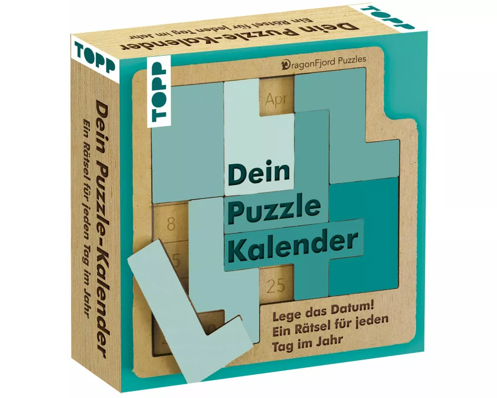Dein Puzzle-Kalender. Lege das Datum – ein Rätsel für jeden Tag im Jahr