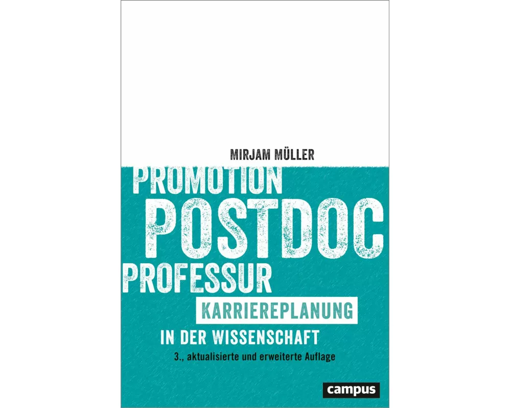 Promotion - Postdoc - Professur