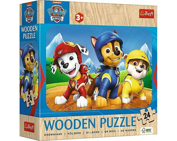 Holz Puzzle Junior 24 - Paw Patrol Hundecrew