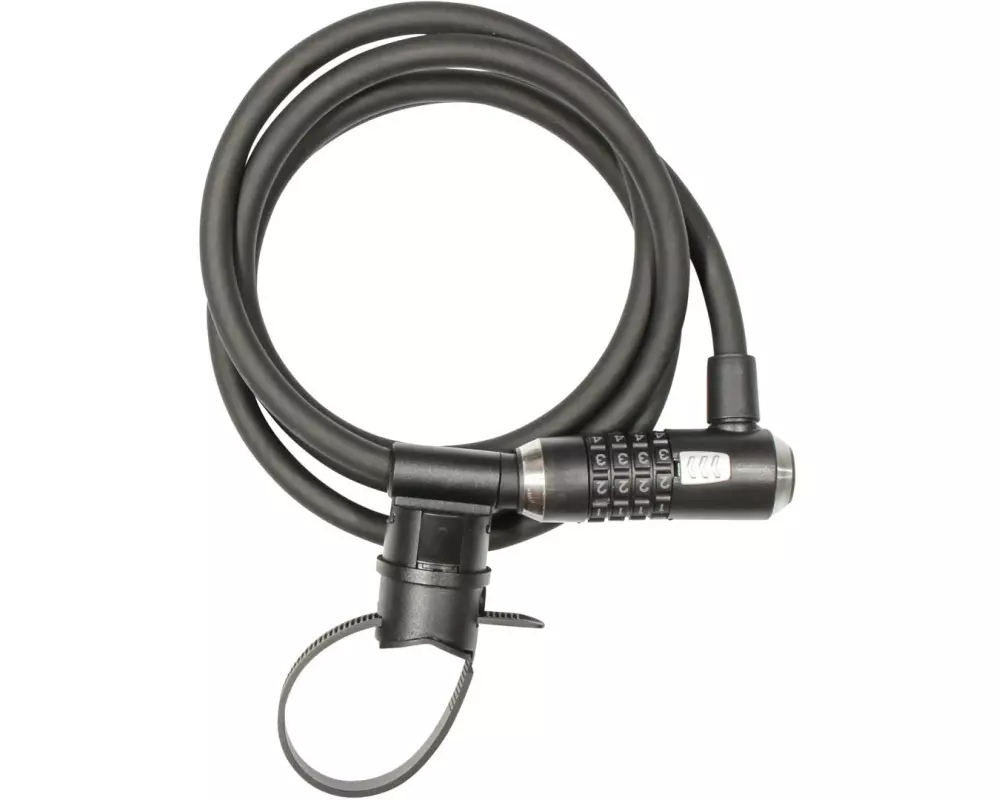 Kryptonite Veloschloss KryptoFlex 1218 Combo - Schwarz