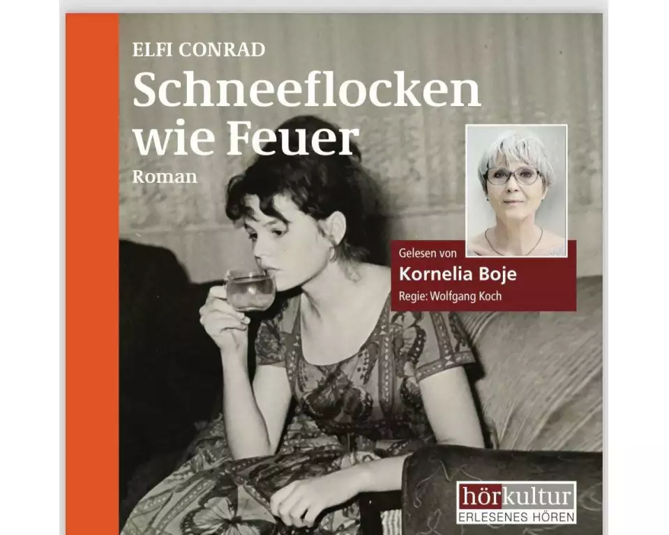 Schneeflocken wie Feuer