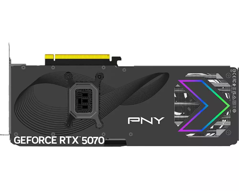 PNY GeForce RTX 5070 ARGB, OC, 12 GB GDDR7, DLSS 4