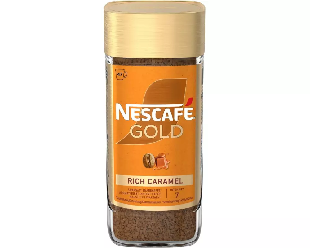 Nescafé Instant Kaffee Gold Caramel Glas 95 g