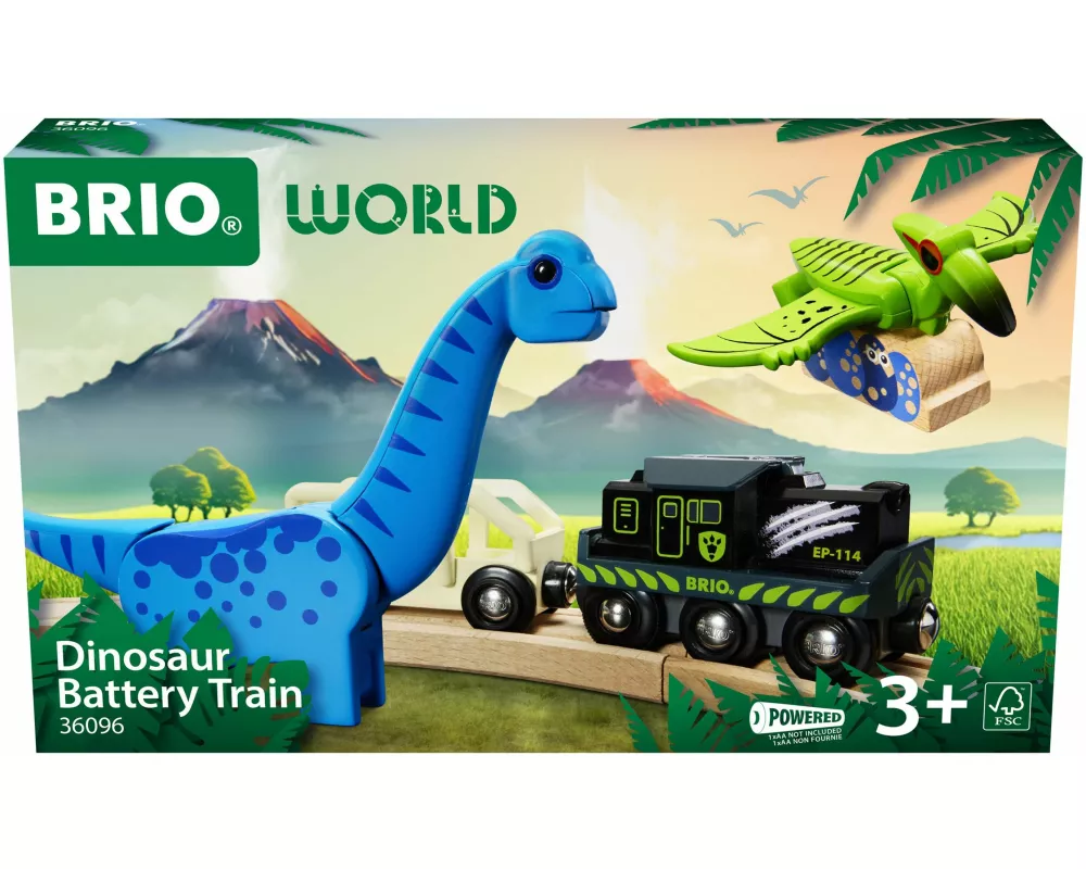 BRIO World - Dinosaurier Batteriezug