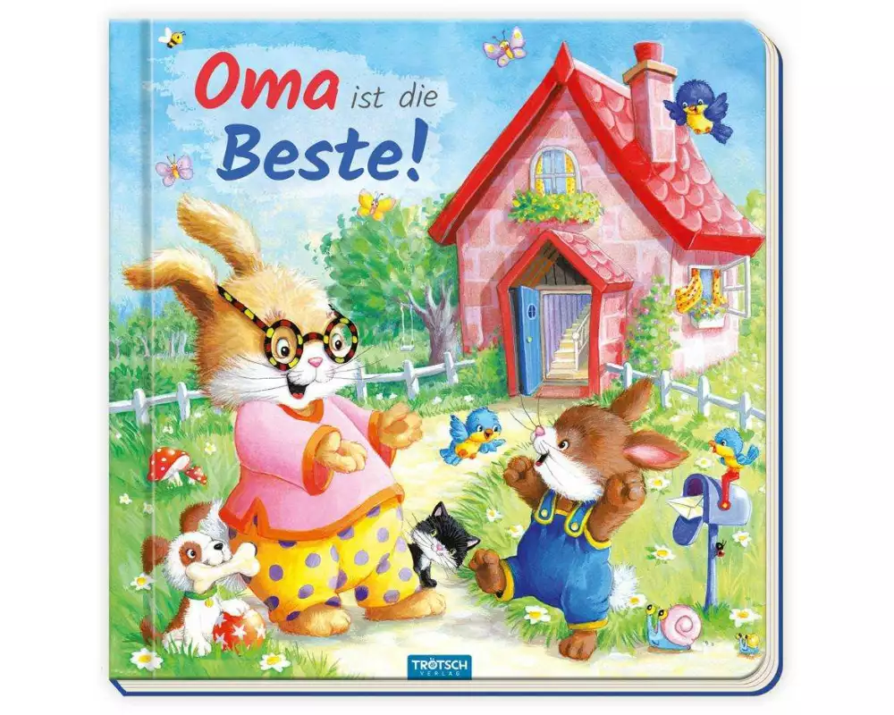 Trötsch Pappenbuch mit Reimen Oma ist die Beste!