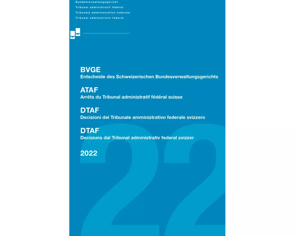 BVGE Jahresband 2022