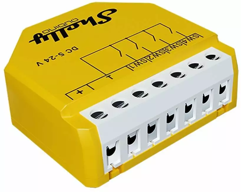 Shelly WLAN-Tasterschnittstelle Qubino Wave i4 DC