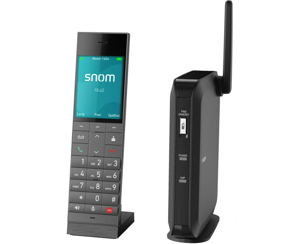 snom DECT Bundle HM201 Hoteltelefon