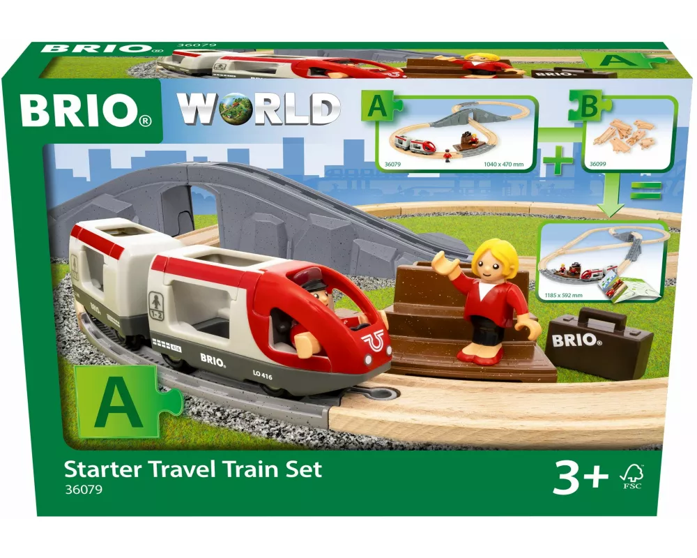 BRIO World - Reisezug Starter Set A