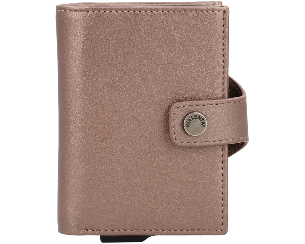 VALENTA Card Case Plus Wallet Luxe 589536 Metallic Copper