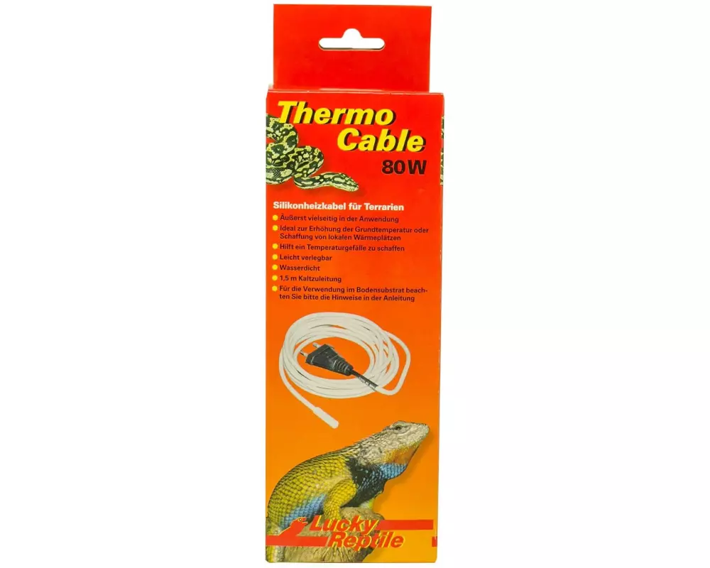 Lucky Reptile Substratheizer Heat Thermo Cable 80 W, 6.5 m