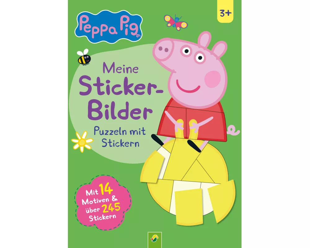Peppa Pig Meine Sticker-Bilder. Puzzeln mit Stickern