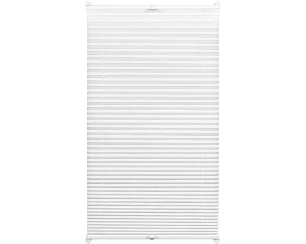 Gardinia Plissée Easyfix, blickdicht 45 x 130 cm, Weiss