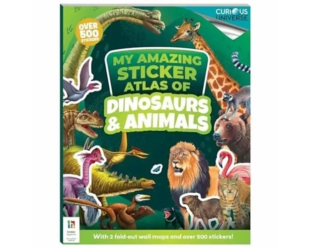 Incredible Sticker Atlas Dinosaurs and Animals