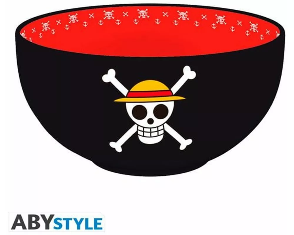 ONE PIECE - Bowl - 600ml - "Skulls" cardboard box