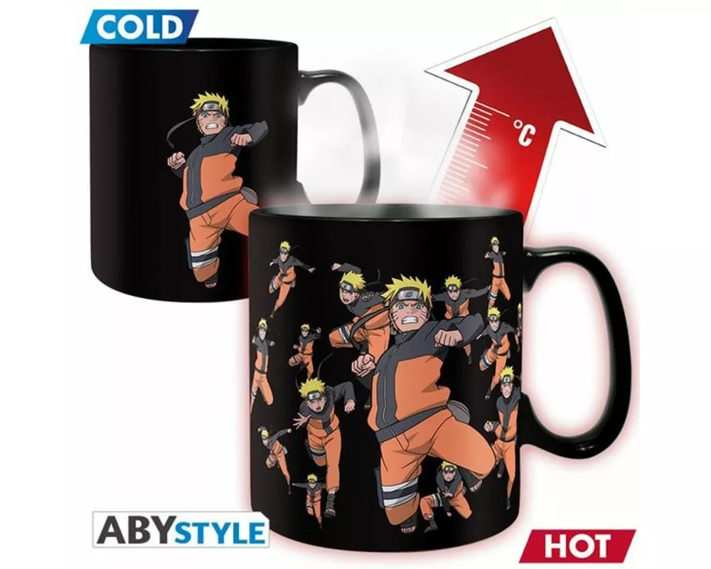 NARUTO SHIPPUDEN - Mug HeatChange - 460 ml - Multicloning-cardboard