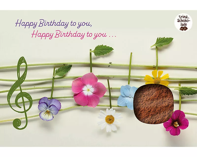 Happy birthday to you, happy birthday to you