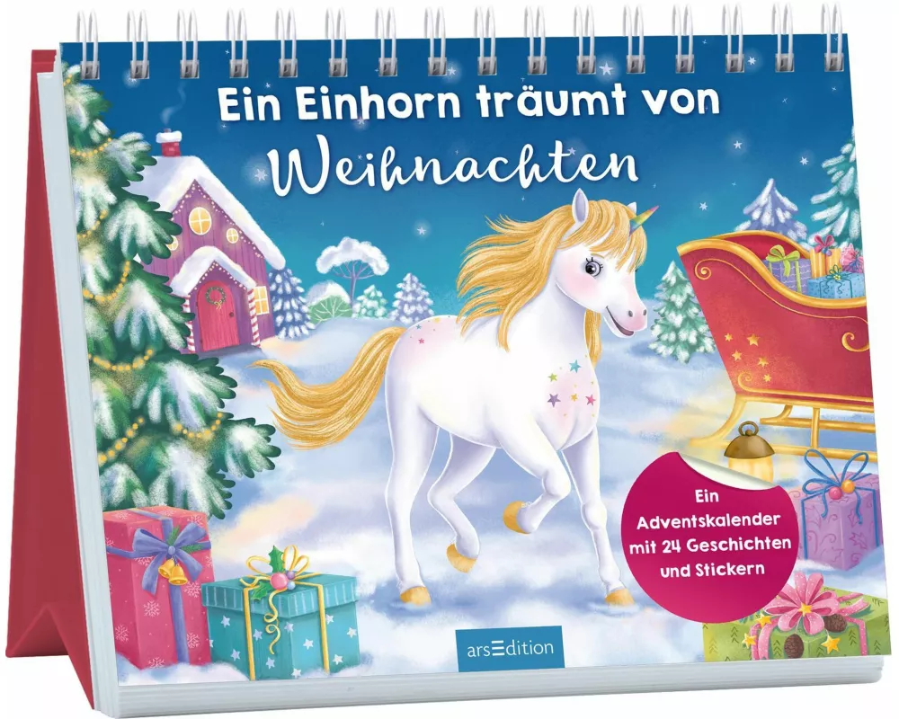 Ein Einhorn träumt von Weihnachten