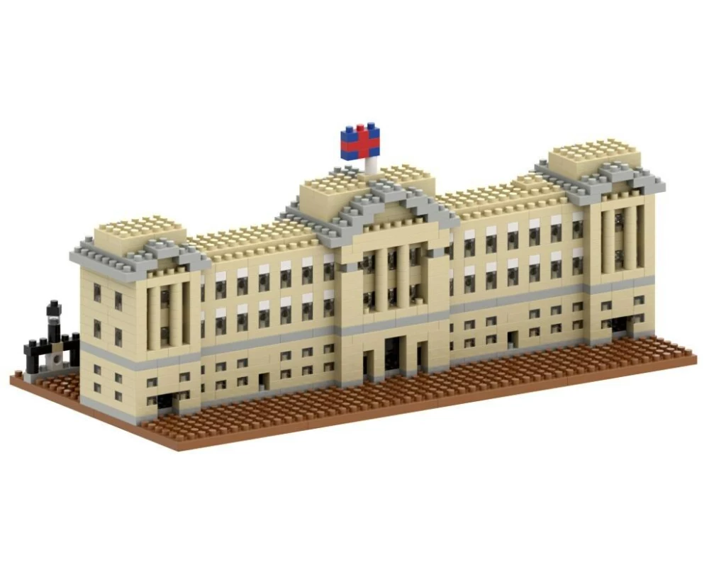 BRIXIES Bausteinmodell Buckingham Palace aus 1000 Steinen