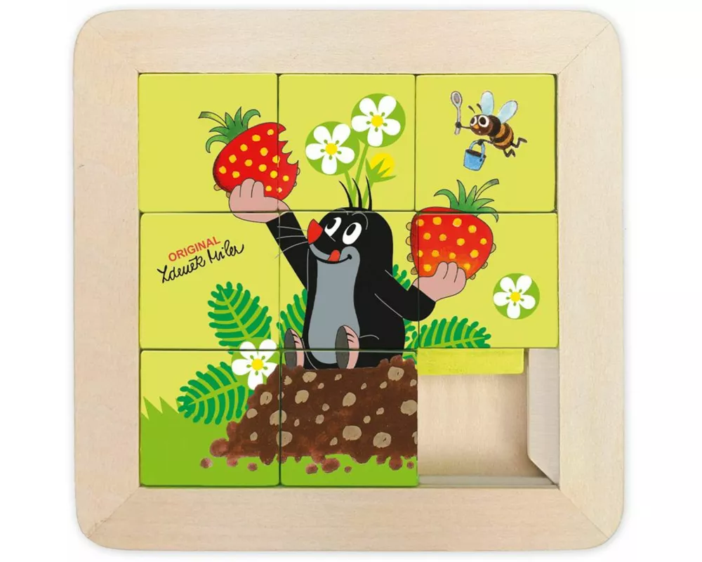 Trötsch Der kleine Maulwurf Schiebepuzzle aus Holz