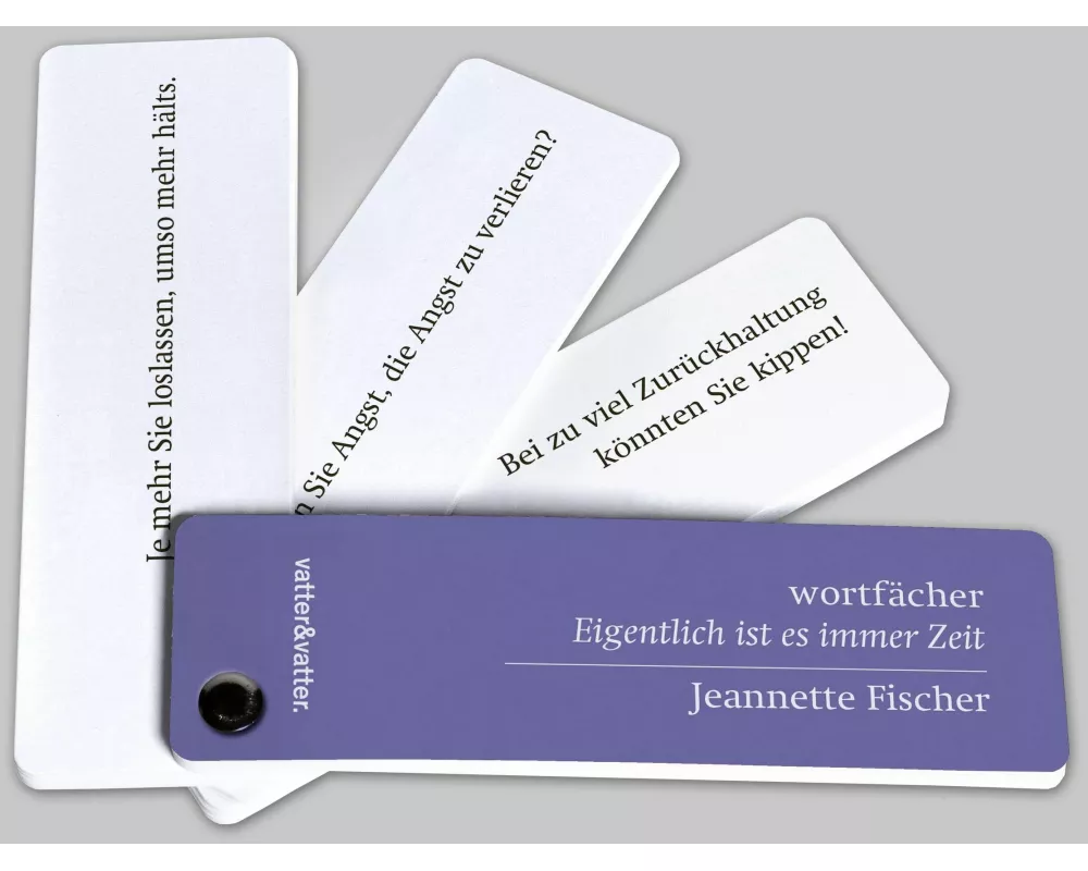 Wortfächer - Eigentlich ist es immer Zeit