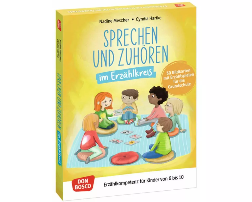 Sprechen und Zuhören im Erzählkreis. 30 Bildkarten mit Erzählspielen für die Grundschule