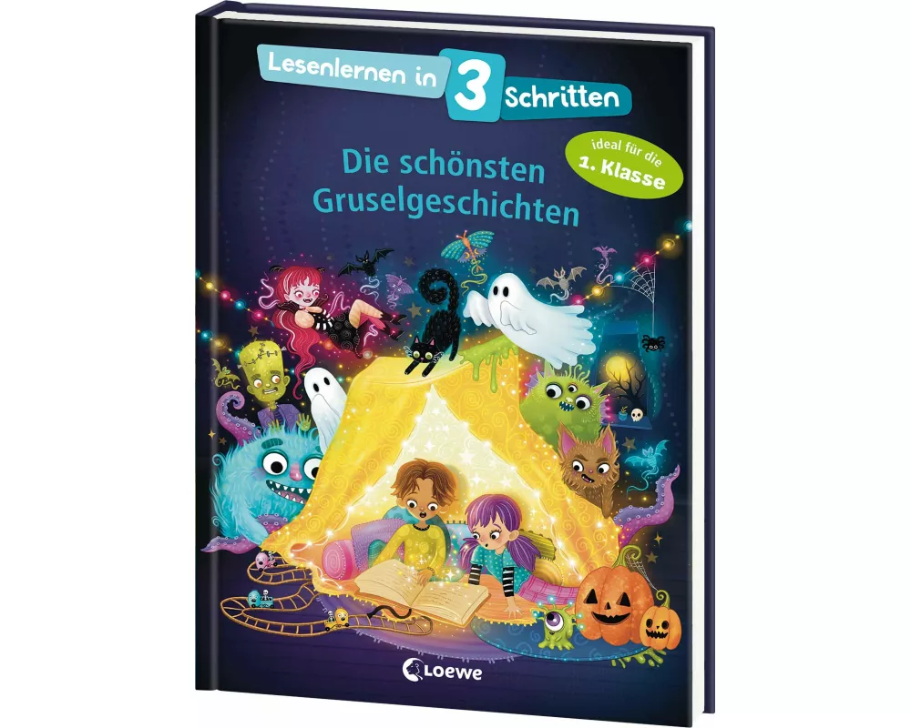Lesenlernen in 3 Schritten - Die schönsten Gruselgeschichten