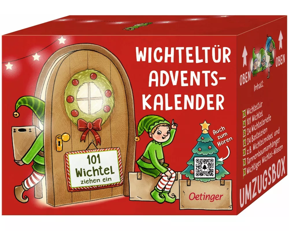 Wichteltür-Adventskalender. 101 Wichtel ziehen ein