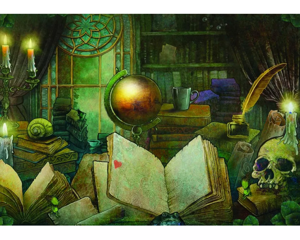 Die Bibliothek des Magiers