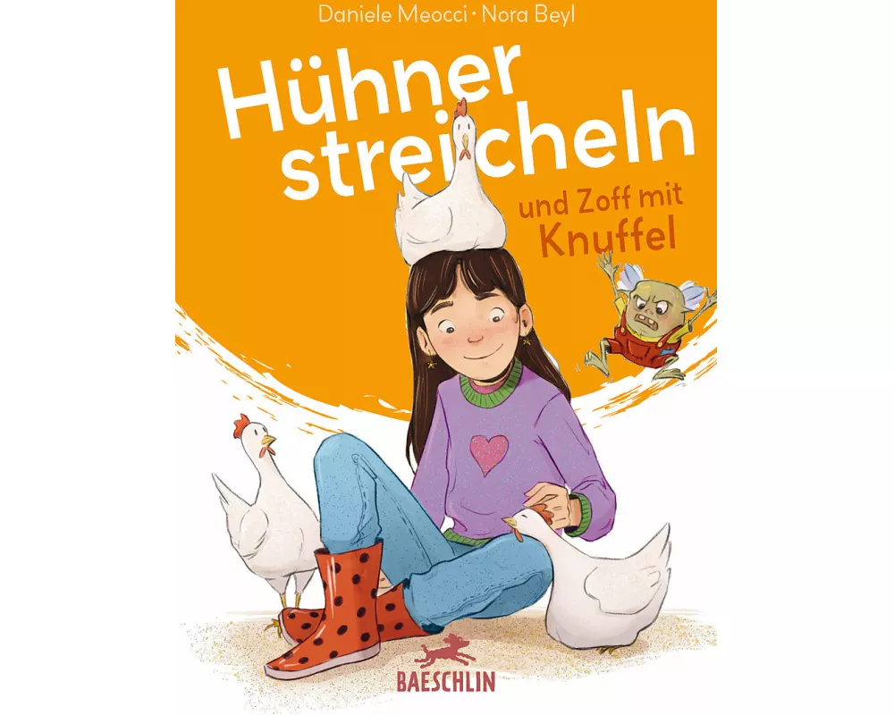 Hühner streicheln und Zoff mit Knuffel