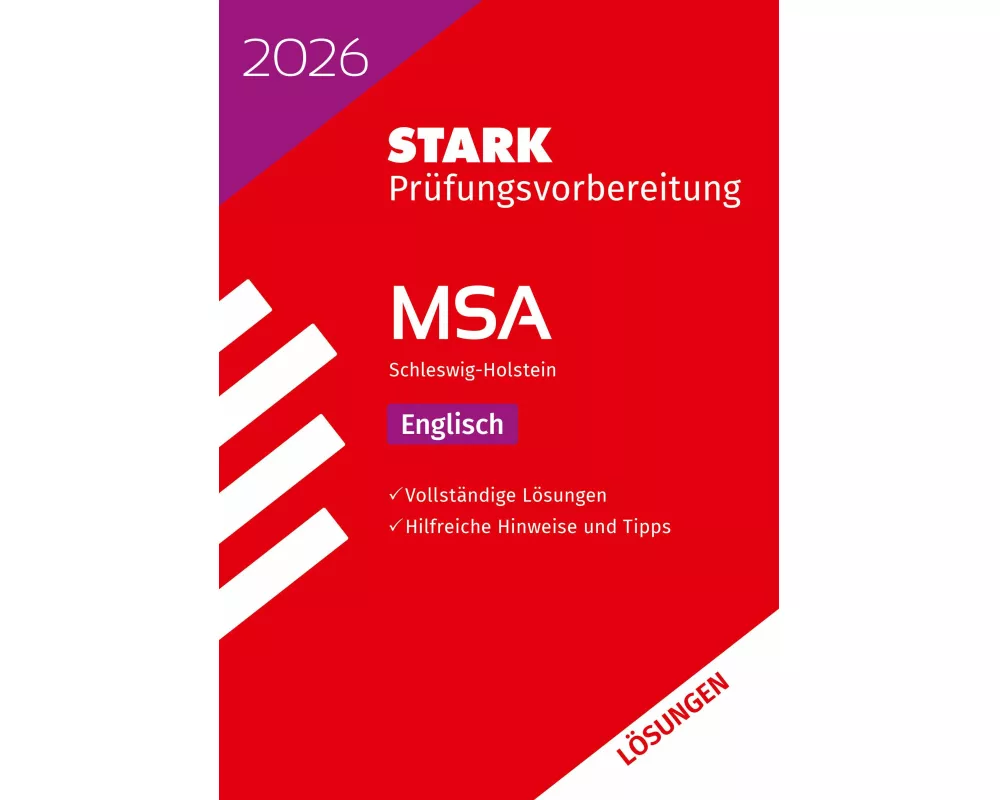 STARK Lösungen zu Englisch - MSA 2026 Schleswig-Holstein - Prüfungsvorbereitung