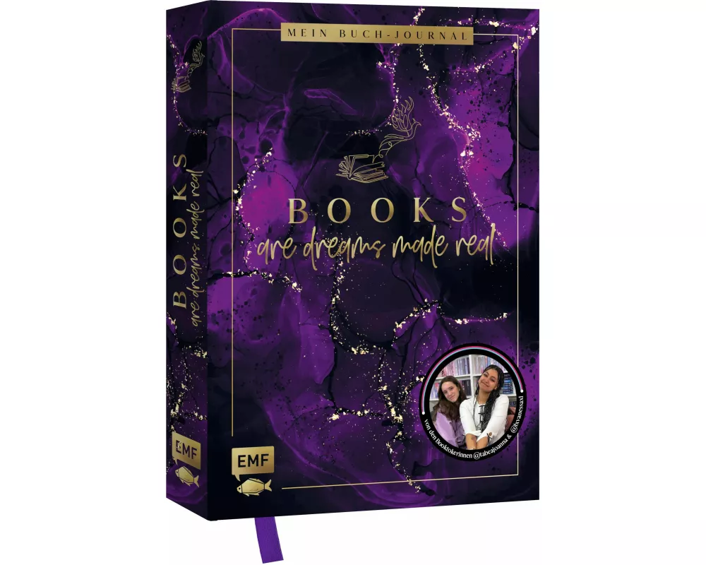 Books are dreams made real – Mein Buch-Journal – von den Booktokerinnen @tabeajoanna und @lxvanessaxl: Für alle #booklover