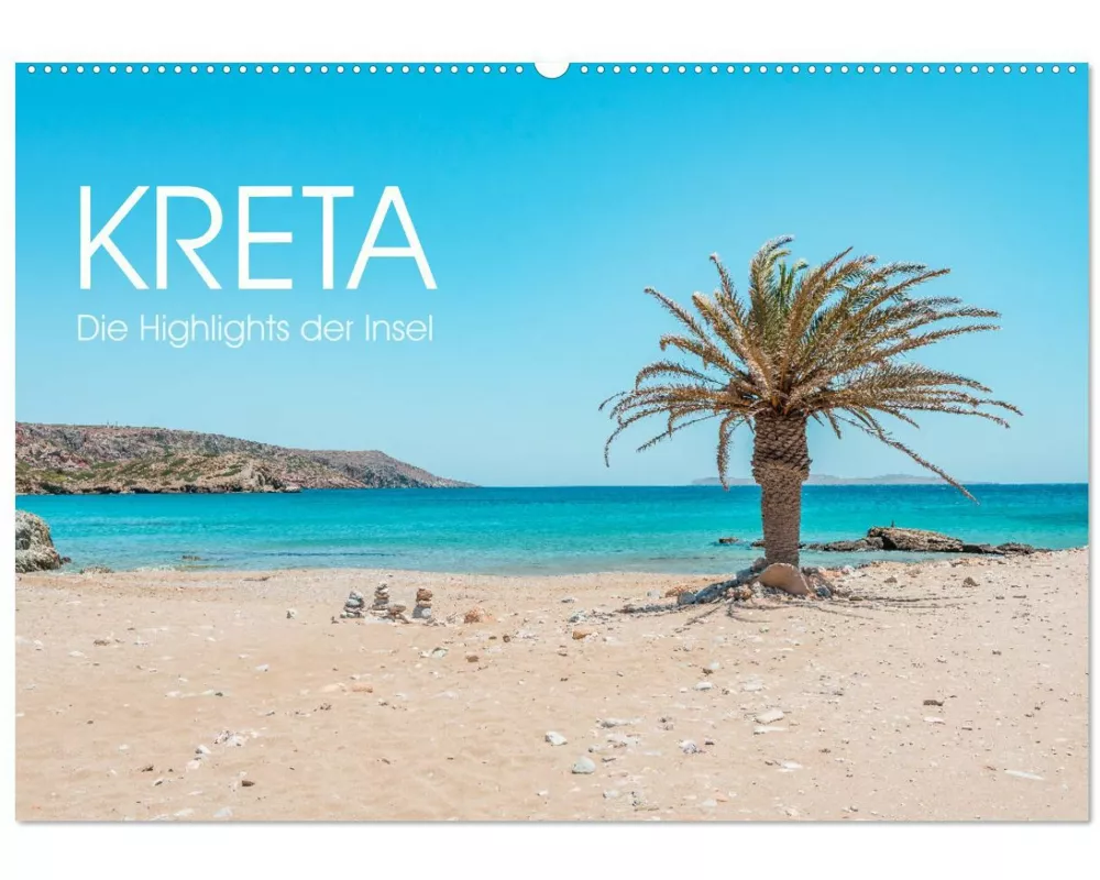 Kreta - Die Highlights der Insel (Wandkalender 2026 DIN A2 quer), CALVENDO Monatskalender
