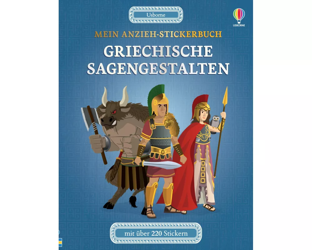Mein Anzieh-Stickerbuch: Griechische Sagengestalten