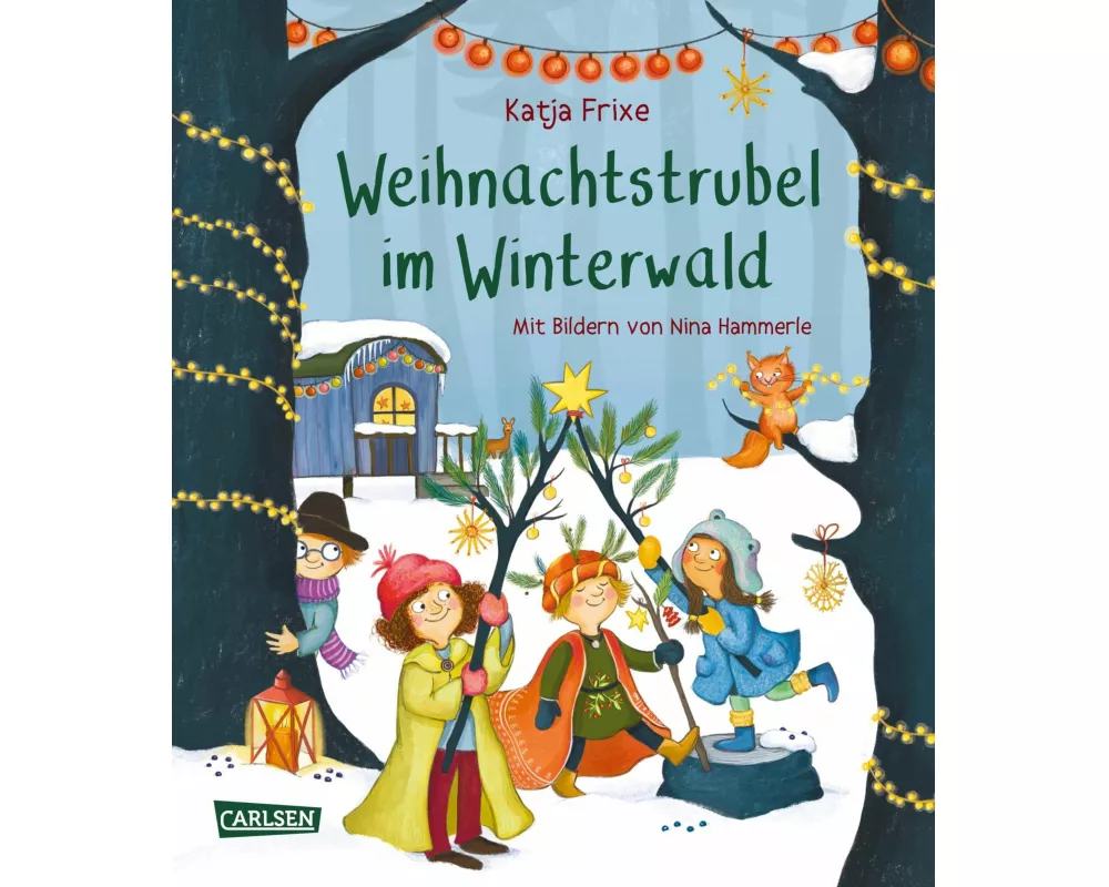 Weihnachtstrubel im Winterwald