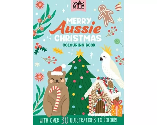 Merry Aussie Christmas Colouring Book