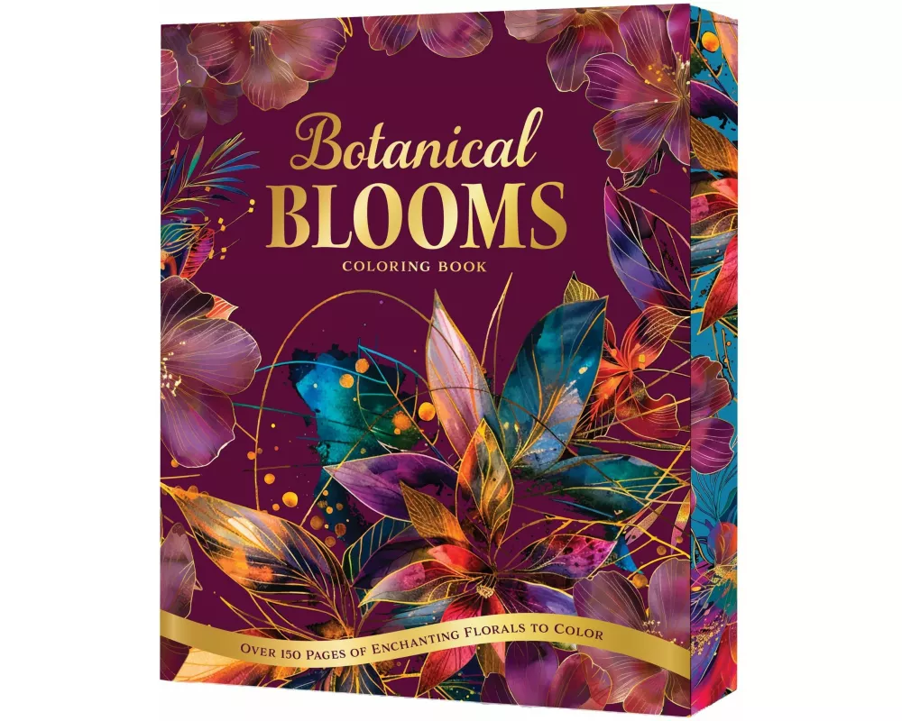 Botanical Blooms Coloring Book