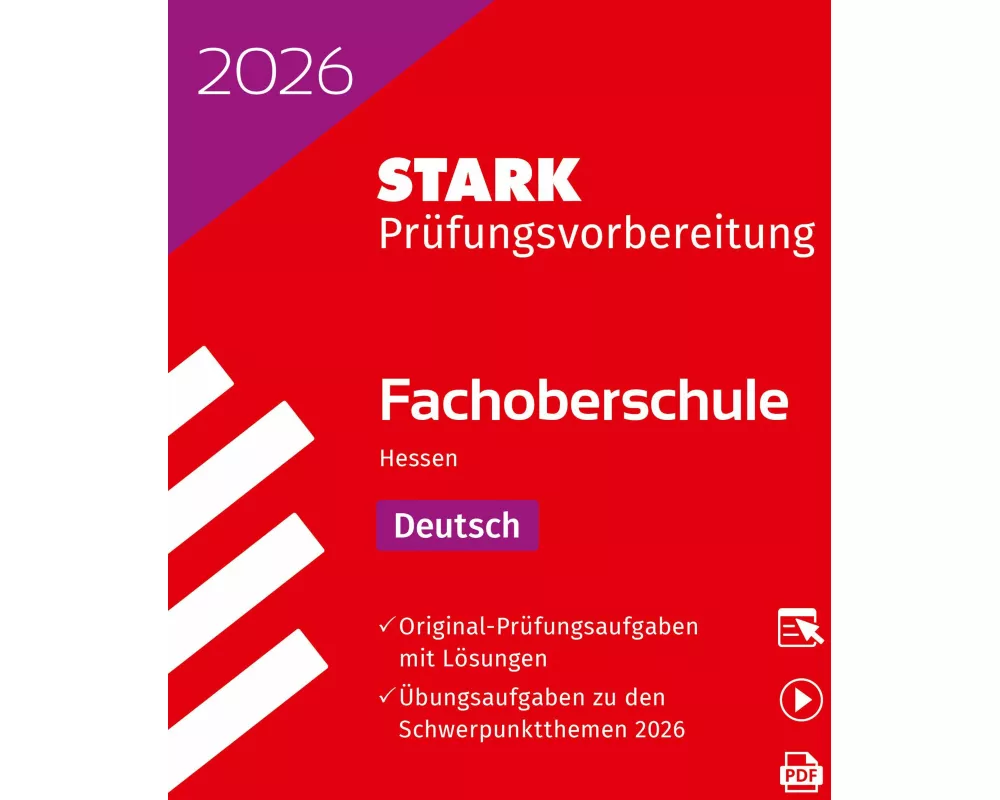 STARK Deutsch - Abschlussprüfung FOS 2026 Hessen - Prüfungsvorbereitung