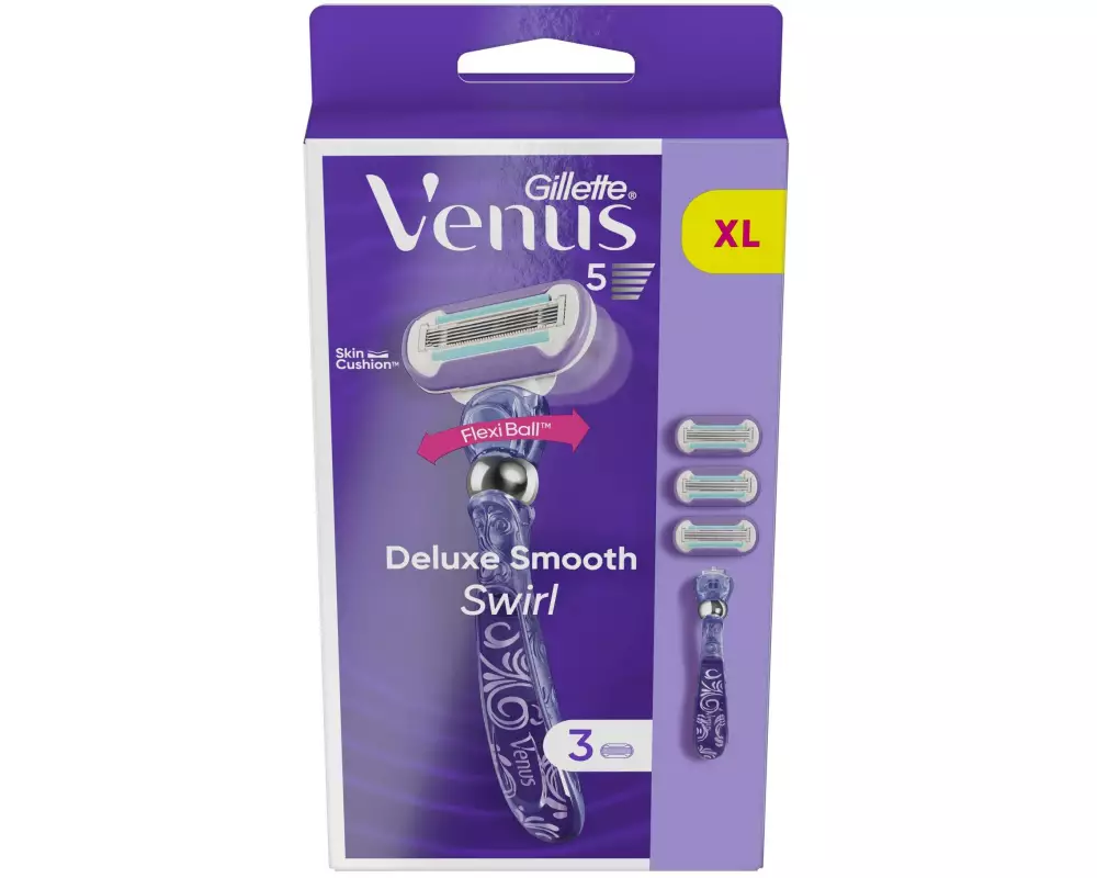Gillette Venus Rasierer Deluxe Smooth Swirl 3 Stück