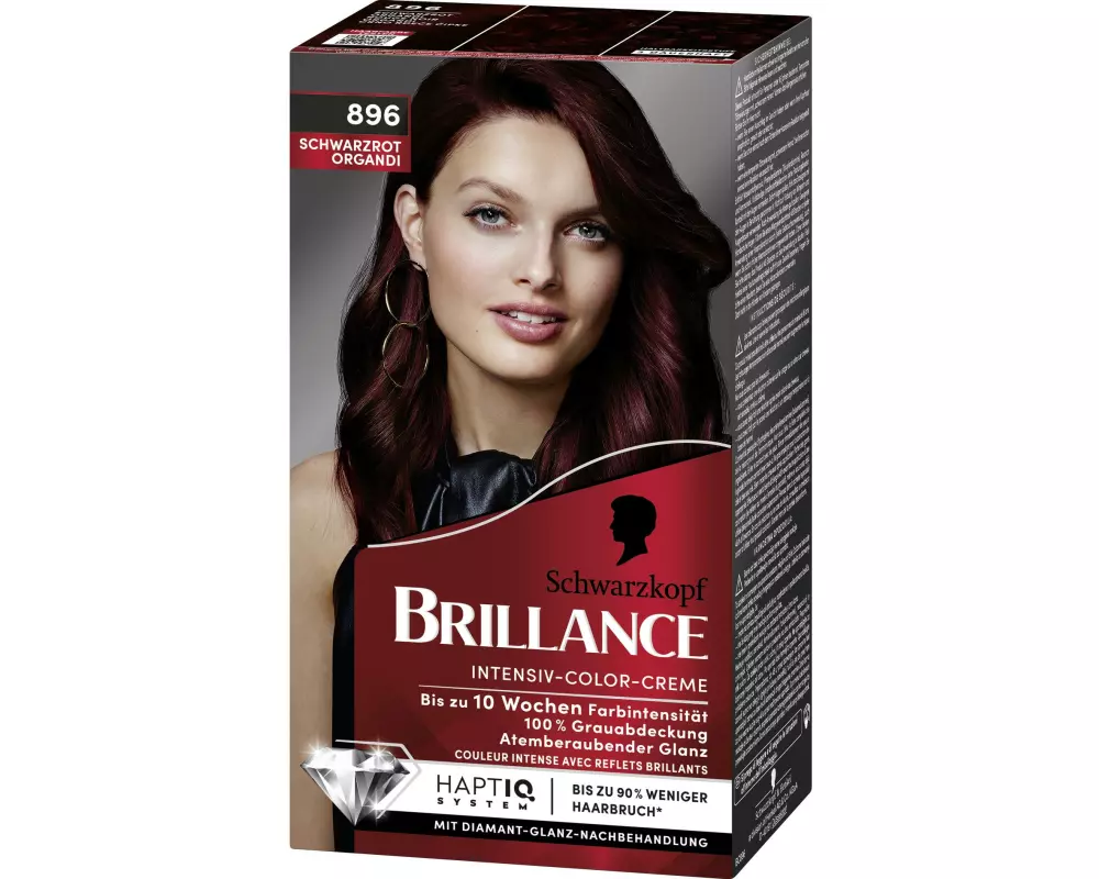 Schwarzkopf BRILLANCE Haarcoloration 896 Schwarzrot