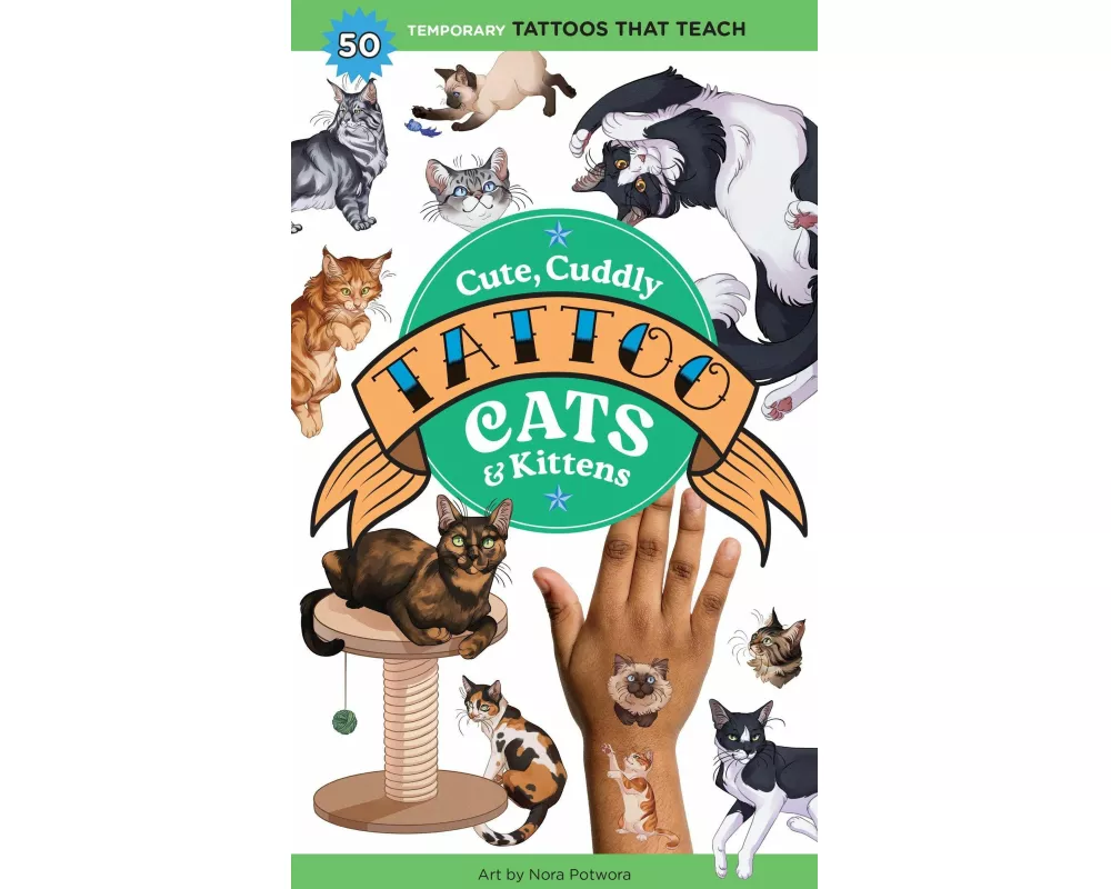 Cute, Cuddly Tattoo Cats & Kittens