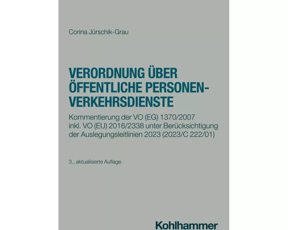 Verordnung über öffentliche Personenverkehrsdienste