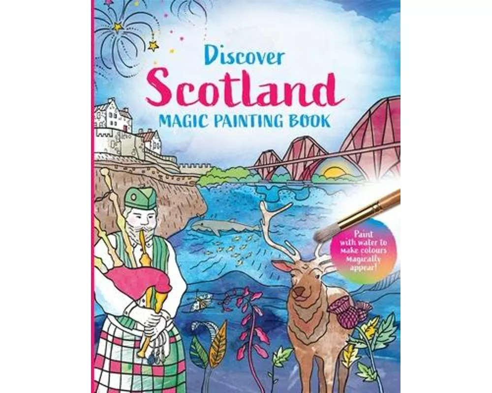 Discover Scotland: Magic Painting Book
