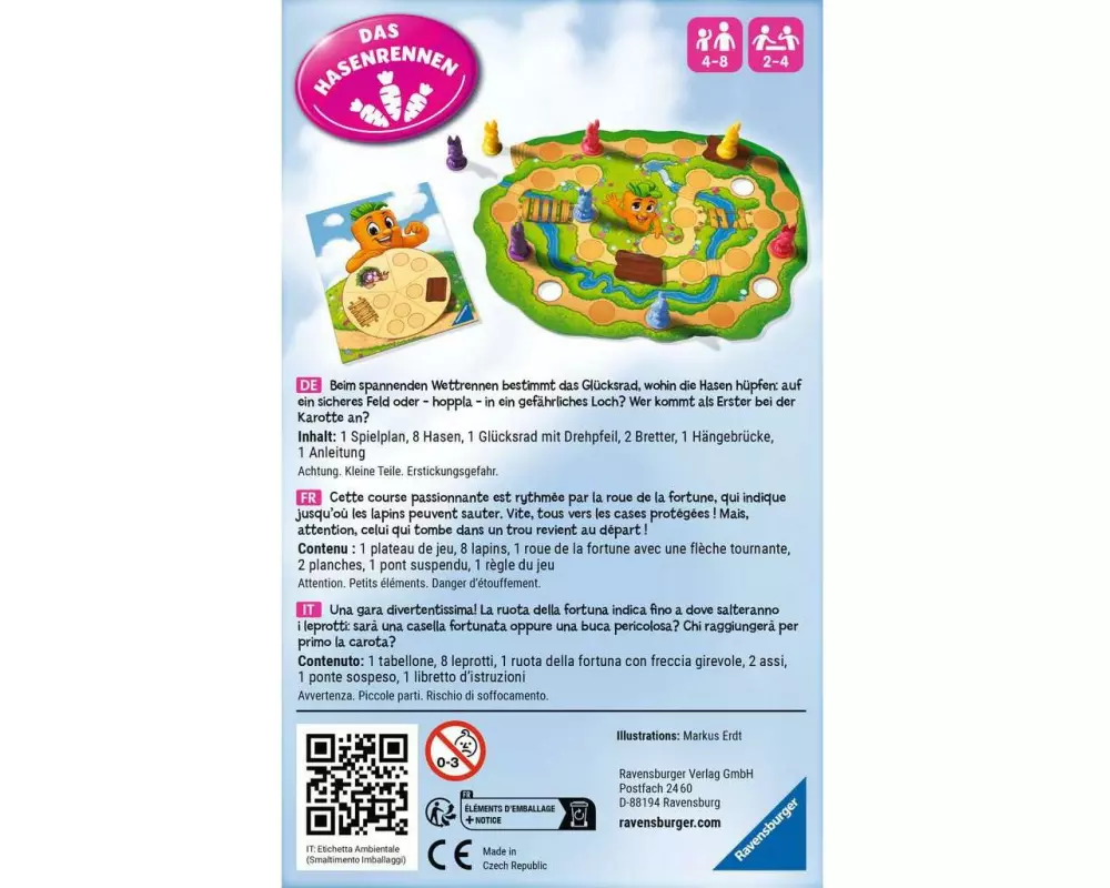 Ravensburger Kinderspiel Lotti Karotti Hasenrennen